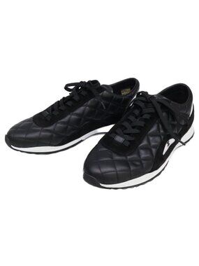 Chanel Leather Quilted Sneakers